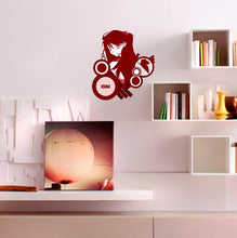 Load image into Gallery viewer, Beautiful Anime Girl Wall Decal, Beautiful Anime Girl Wall sticker, Beautiful Anime Girl wall decor