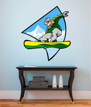 Load image into Gallery viewer, Snowboarding Theme Room Decor, Snowboarding Sticker, Snowboarding Decal