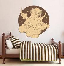 Load image into Gallery viewer, Angel Nursery Decal, Angel Nursery Sticker, Angel Nursery Wall Decor, Angel Nursery Wall Art