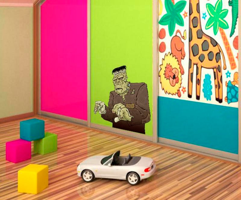 Frankenstein Decal, Frankenstein Sticker, Frankenstein Wall Decor, Frankenstein Wall Art