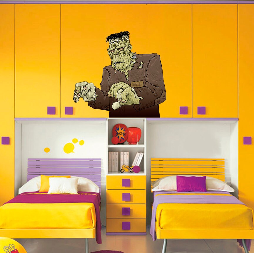 Frankenstein Decal, Frankenstein Sticker, Frankenstein Wall Decor, Frankenstein Wall Art