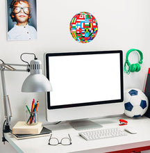 Load image into Gallery viewer, World Maps Decal, World Maps Sticker, School Decal, School Sticker, School Room Decor