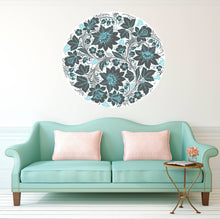 Load image into Gallery viewer, Boho Flowers Wall Decal, Boho Flowers Wall sticker, Boho Flowers wall decor