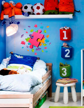 Load image into Gallery viewer, Puzzle Wall Decal, Puzzle Wall sticker, Puzzle wall decor