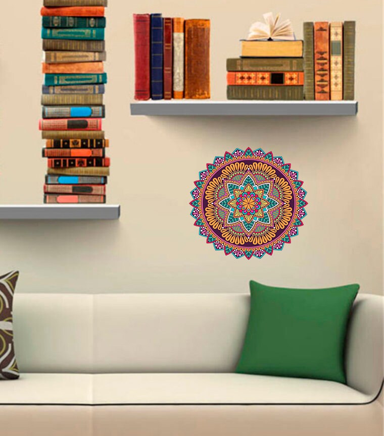 Mandala Boho Style Decal, Mandala Boho Style Sticker, Mandala Boho Style Wall Decor