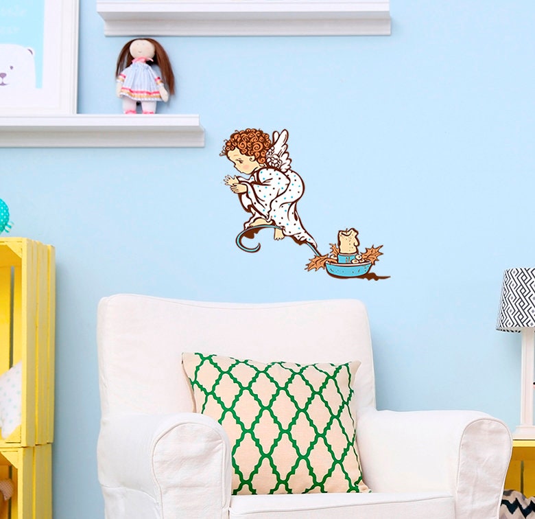 Little Angel Nursery Decor, Little Angel Nursery Sticker, Little Angel Nursery Decal