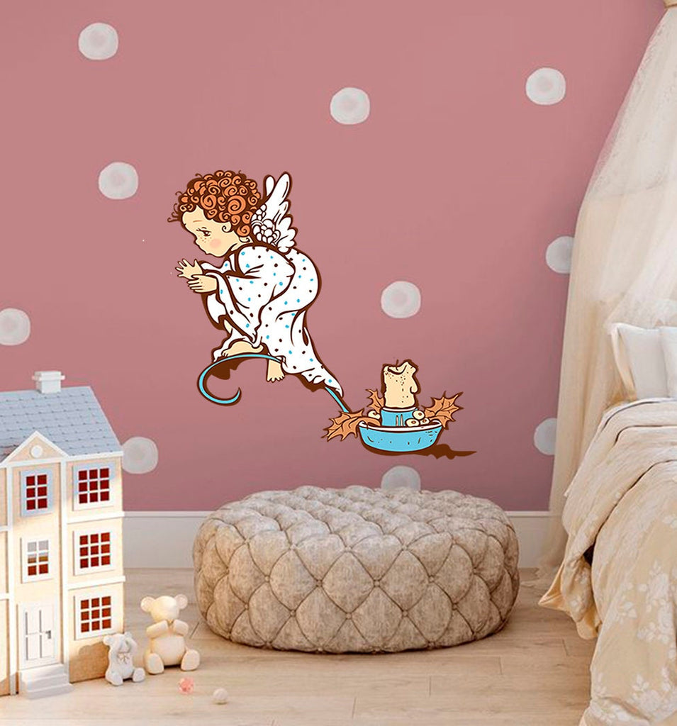 Little Angel Nursery Decor, Little Angel Nursery Sticker, Little Angel Nursery Decal
