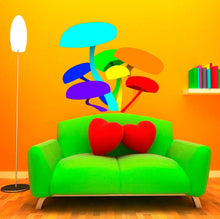 Load image into Gallery viewer, Acid Mushrooms Wall Decal, Acid Mushrooms Wall sticker, Acid Mushrooms wall decor