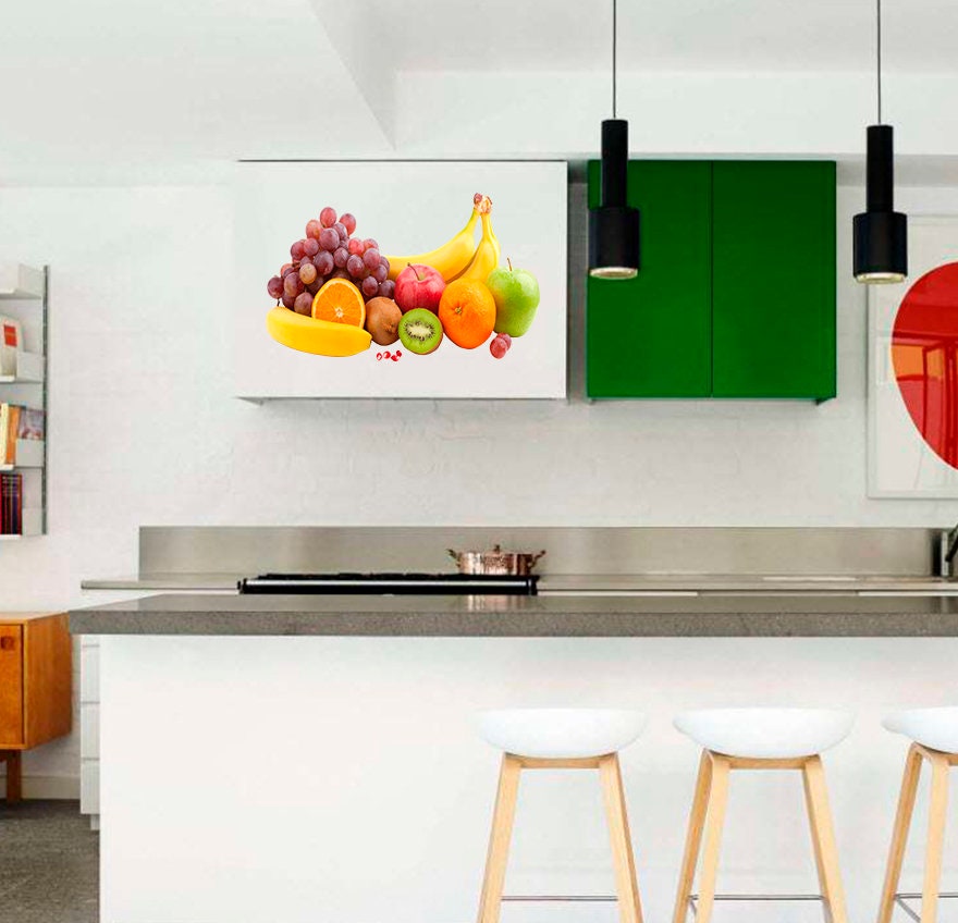 Still Life Fruit Wall Decal, Still Life Fruit Wall sticker, Still Life Fruit wall decor