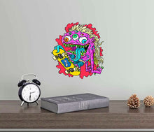 Load image into Gallery viewer, Skateboarder Monster Decal, Skateboarder Monster Sticker, Skateboarder Monster Boys Room Decor