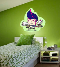 Load image into Gallery viewer, Robot Boy Decal, Robot Boy Sticker, Robot Boy Nursery Wall Decor