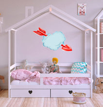 Load image into Gallery viewer, Cloud Arrow Wall Decal, Cloud Arrow Wall sticker, Cloud Arrow wall decor