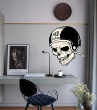 Load image into Gallery viewer, Biker Decal, Biker Sticker, Biker Wall Decor, Biker Bar Decor, Biker Bar Wall Decal