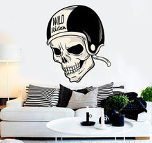 Load image into Gallery viewer, Biker Decal, Biker Sticker, Biker Wall Decor, Biker Bar Decor, Biker Bar Wall Decal