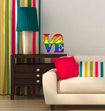 Load image into Gallery viewer, LGBT Love Decal, Love Sticker, LGBT Love Wall Decor, LGBT Love Art