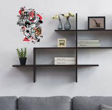 Load image into Gallery viewer, London Collage Decal, London Collage Sticker, London Decor, UK Decor