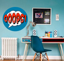 Load image into Gallery viewer, Oops Lettering Wall Decal, Oops Lettering Wall sticker, Oops Lettering wall decor