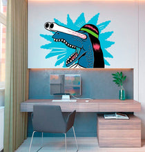 Load image into Gallery viewer, Funny Monster Decal, Funny Monster sticker, Funny Monster wall decor, Nursery Room Decor