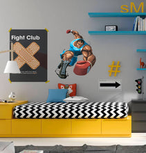 Load image into Gallery viewer, Boxer Sticker, Boxer Decal, GYM Decor, GYM Decal, Gym Sticker, GYM Wall Art