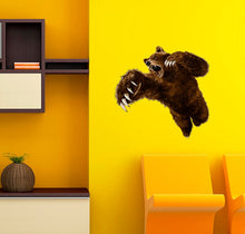 Load image into Gallery viewer, Grizzly bear Wall Decal, Grizzly bear Wall sticker, Grizzly bear wall decor