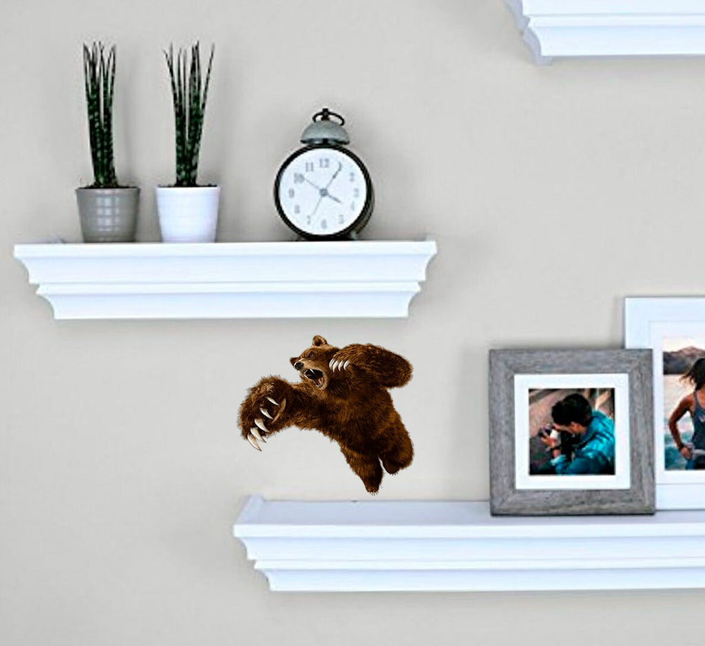 Grizzly bear Wall Decal, Grizzly bear Wall sticker, Grizzly bear wall decor