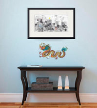 Load image into Gallery viewer, Japanese Dragon Wall Decal, Japanese Dragon Wall sticker, Japanese Dragon wall decor