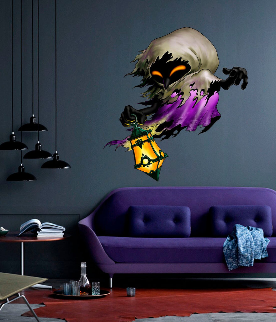 Ghost Wall Decal, Ghost Wall sticker, Ghost wall decor