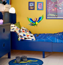 Load image into Gallery viewer, Colorful Parrot Wall Decal, Colorful Parrot Wall sticker, Colorful Parrot wall decor