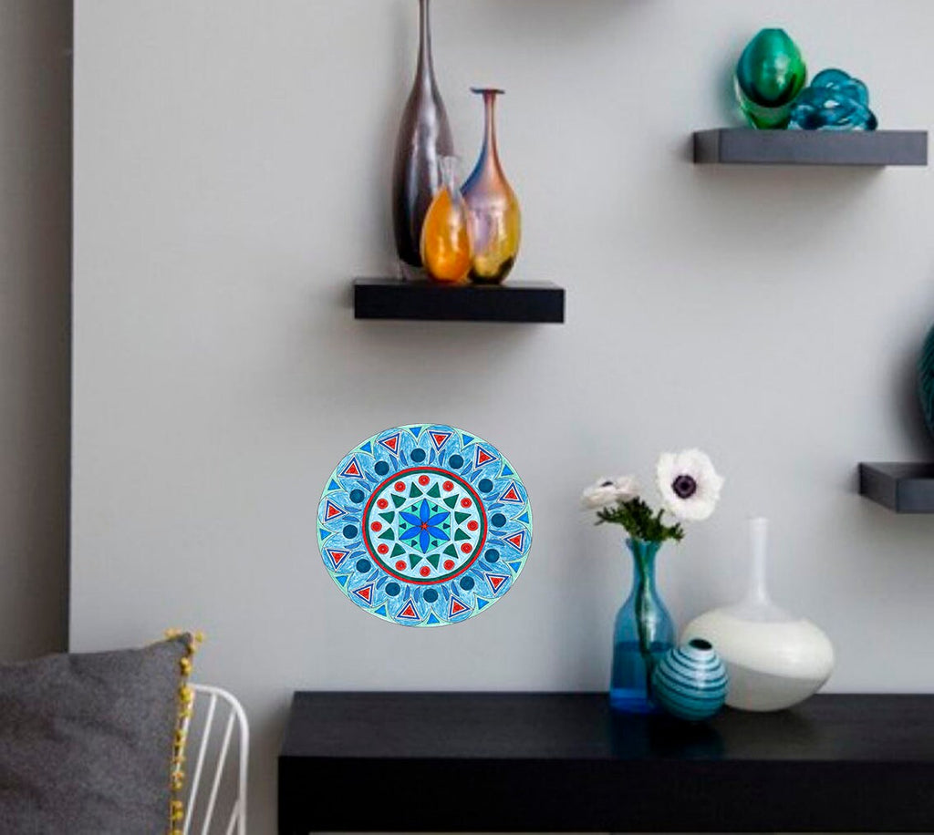 Hand drawn Mandala Wall Decal, Hand drawn Mandala Wall sticker, Hand drawn Mandala wall decor