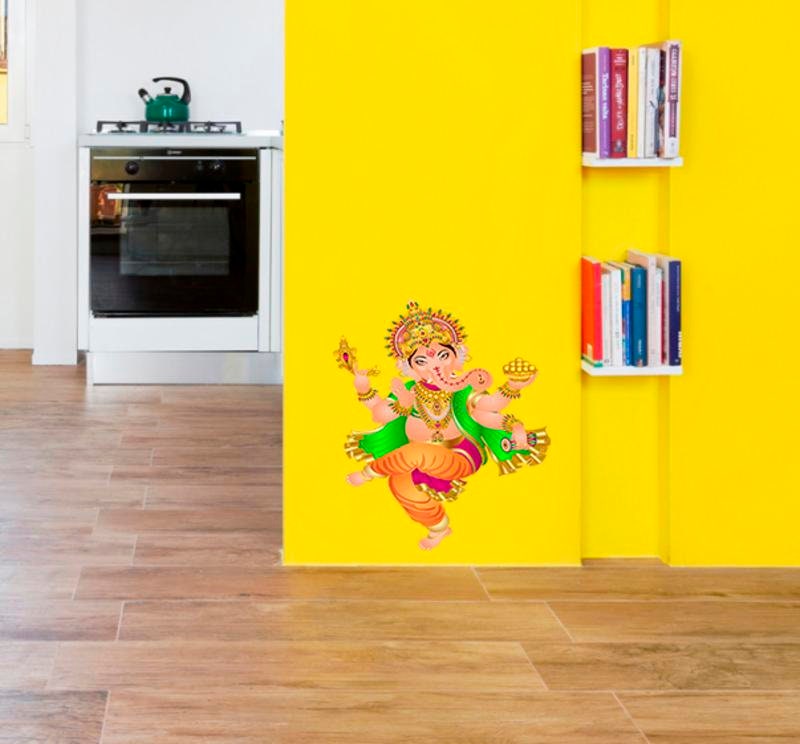 Ganesha Elephant Wall Decal, Ganesha Elephant Wall sticker, Ganesha Elephant wall decor