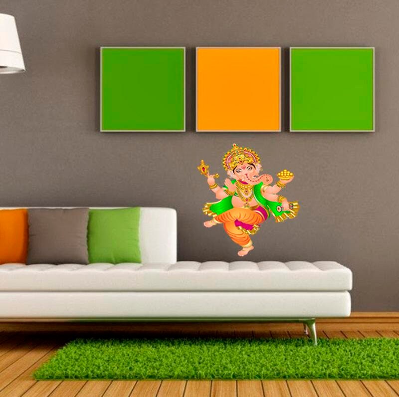 Ganesha Elephant Wall Decal, Ganesha Elephant Wall sticker, Ganesha Elephant wall decor