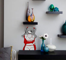 Load image into Gallery viewer, Sexy Anime Girl Wall Decal, Sexy Anime Girl Wall sticker, Sexy Anime Girl wall decor