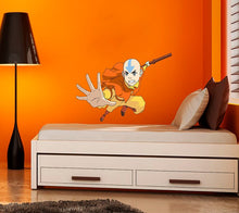 Load image into Gallery viewer, Anime Warrior Boy Wall Decal, Anime Warrior Boy Wall sticker, Warrior wall decor