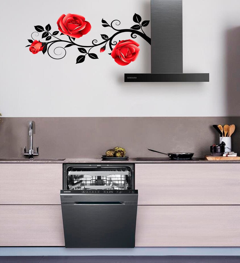 Gorgeous Roses Wall Decal, Gorgeous Roses Wall Sticker
