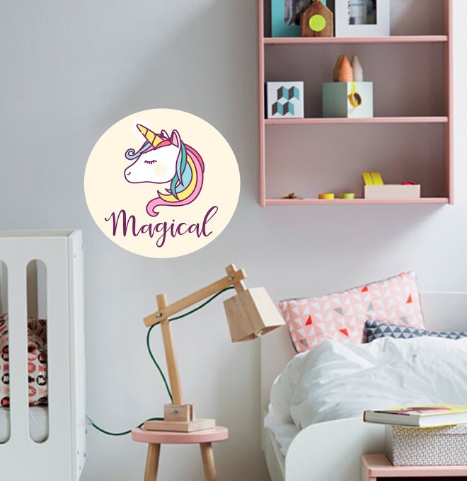 Magical Unicorn Decal, Magical Unicorn Sticker, Magical Unicorn Nursery Decor
