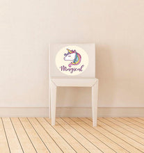 Load image into Gallery viewer, Magical Unicorn Decal, Magical Unicorn Sticker, Magical Unicorn Nursery Decor