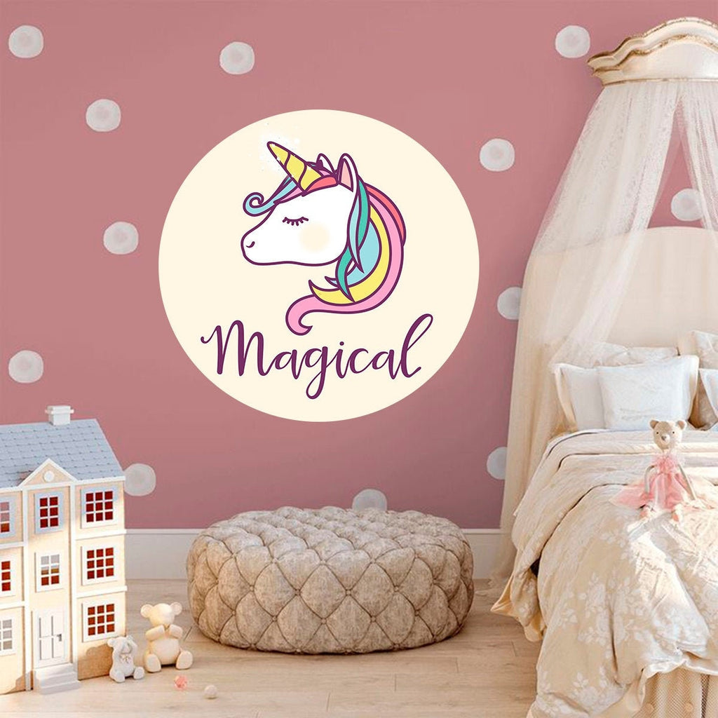 Magical Unicorn Decal, Magical Unicorn Sticker, Magical Unicorn Nursery Decor