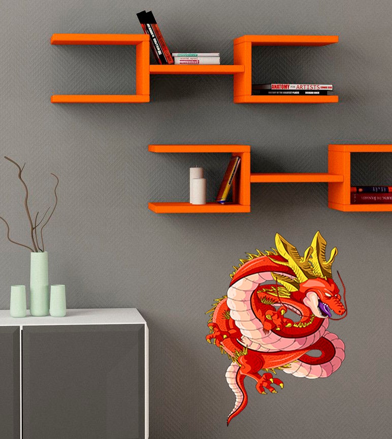 Fantasy Dragon Wall Decal, Fantasy Dragon Wall Sticker
