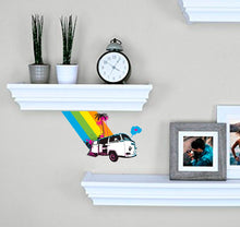 Load image into Gallery viewer, Surfing Themed Van Decal, Surfing Themed Van Sticker, Surfing Themed Van Room Decor