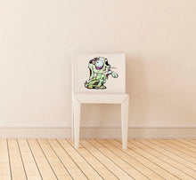 Load image into Gallery viewer, Zombie Bunny Wall Decal, Zombie Bunny Wall sticker, Zombie Bunny wall decor