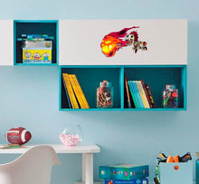 Load image into Gallery viewer, Cartoon Warrior Decal, Cartoon Warrior Sticker, Cartoon Warrior Wall Decor