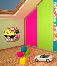 Load image into Gallery viewer, Opened Skull Decal, Opened Skull Sticker, Opened Skull Wall Decor
