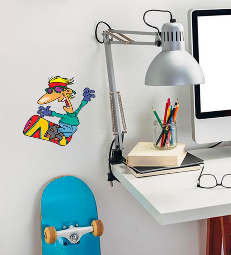 Snowboarding Sticker, Snowboarding Decal, Snowboarding Boys Room Decor
