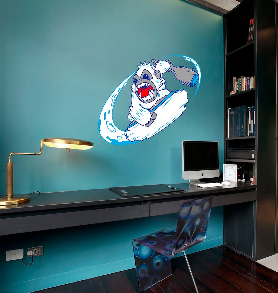 Big Foot Wall Decal, Big Foot Wall sticker, Big Foot wall decor