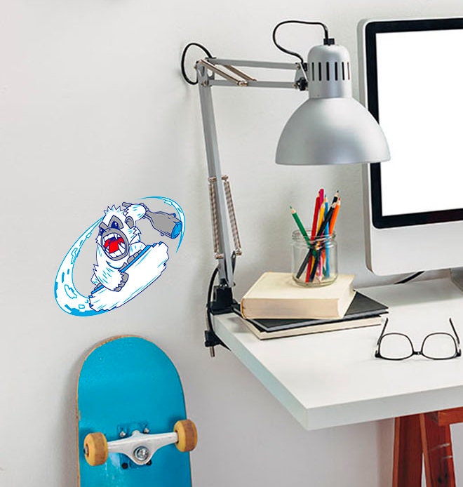 Big Foot Wall Decal, Big Foot Wall sticker, Big Foot wall decor