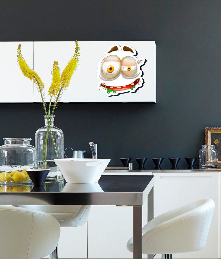 Funny Face Wall Decal, Funny Face Wall sticker, Funny Face wall decor