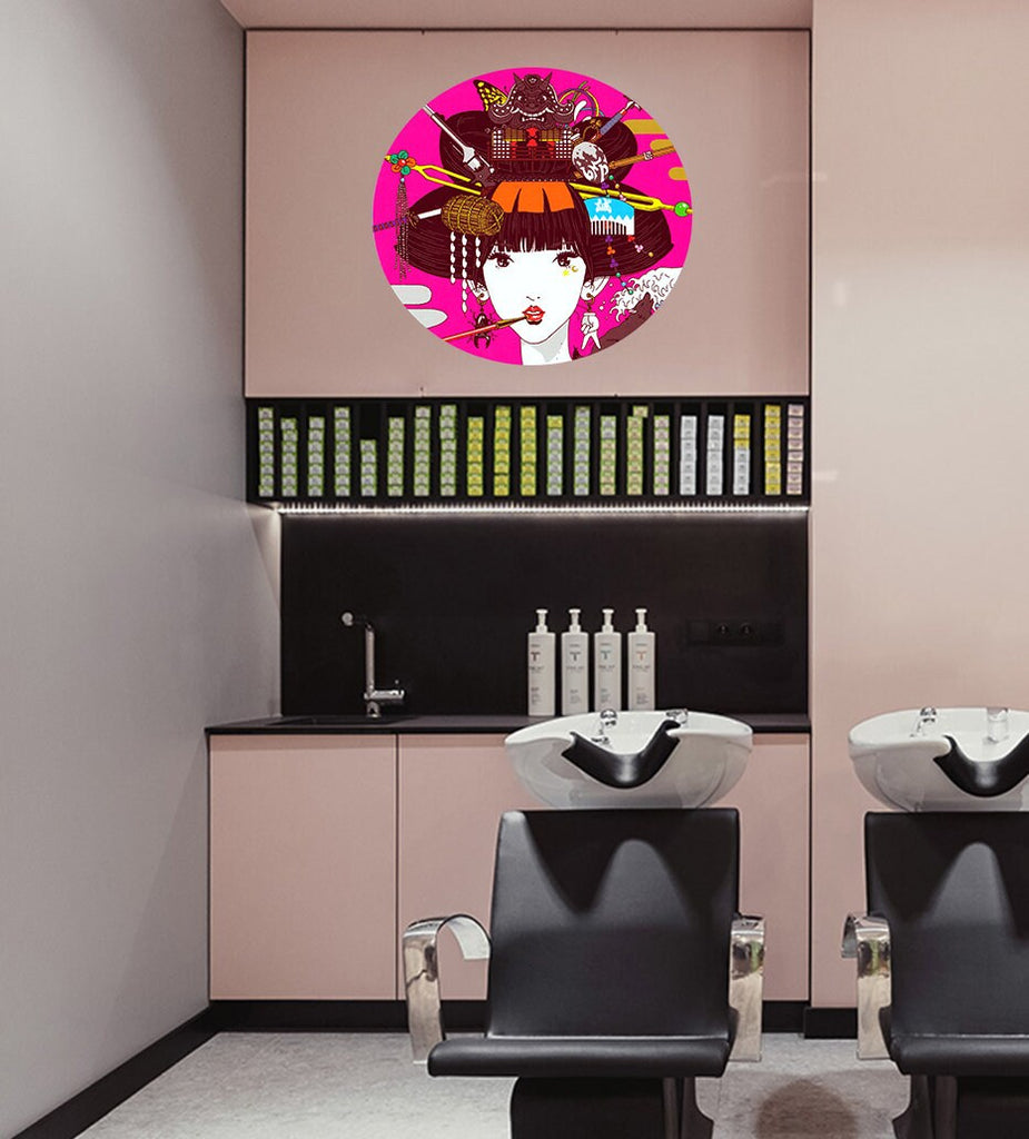Beauty saloon Wall Decal, Beauty saloon Wall sticker, Beauty saloon wall decor