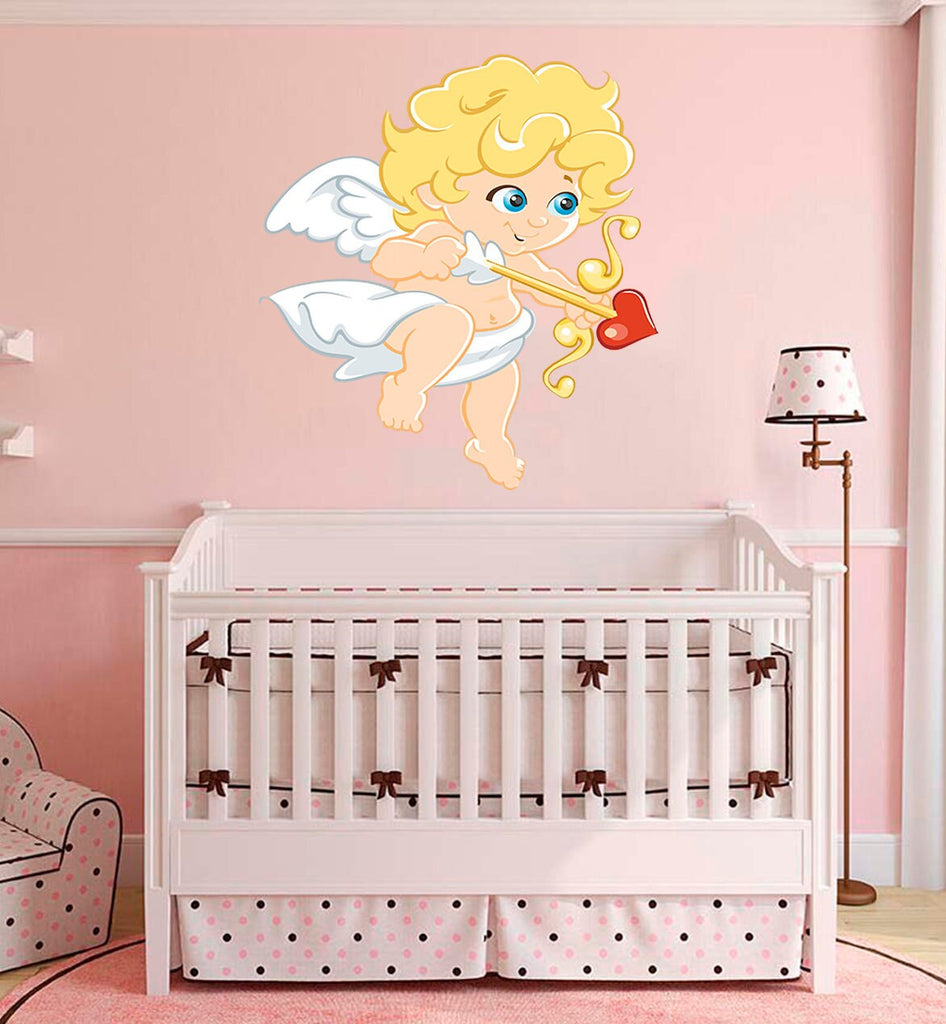 Cute Cupid Decal, Cute Cupid Sticker, Cute Cupid Room Decor