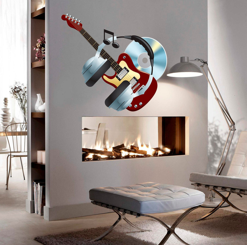 Music Theme Decal, Music Theme Sticker, Music Theme Decor