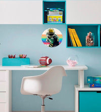 Load image into Gallery viewer, Football Player Sticker, Football Player Decal, Football Player Wall Decor